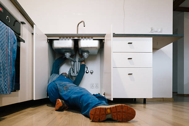 Professional Drain Cleaning technician working in Marlboro, NY